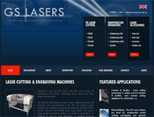 Tablet Screenshot of gs-lasers.com